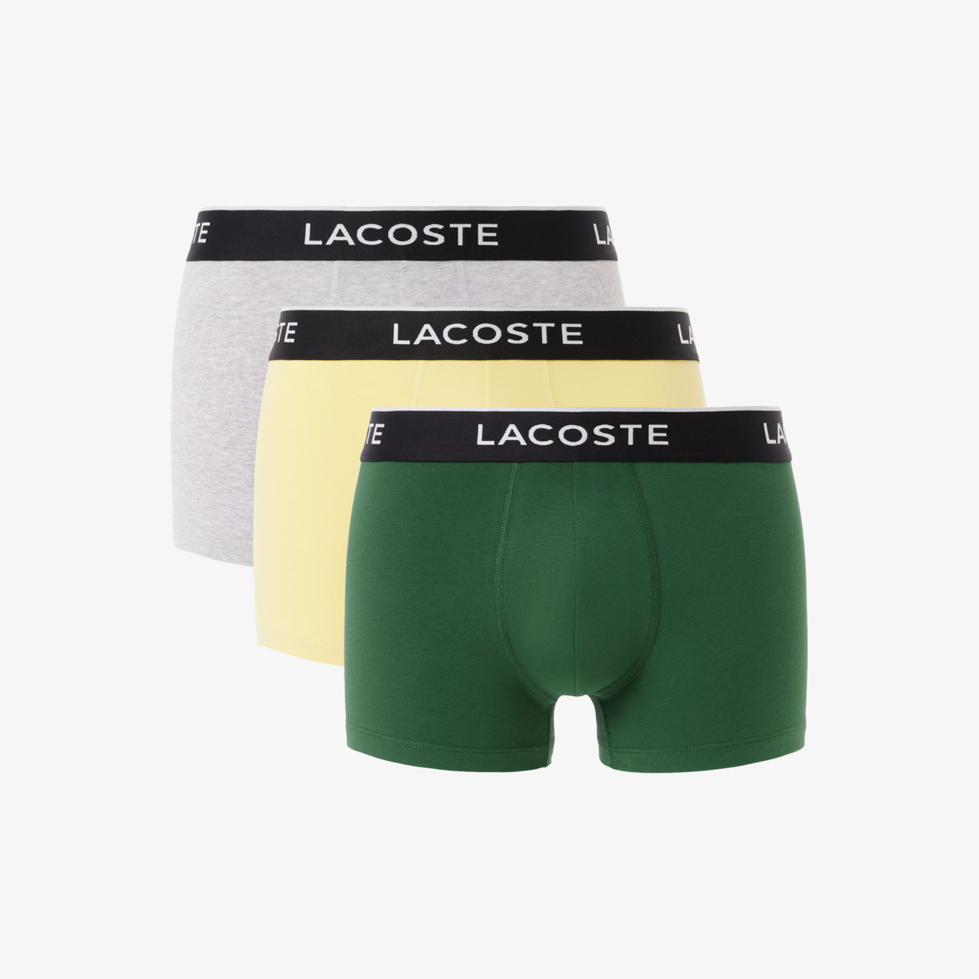 Lot de 3 boxers courts coton stretch