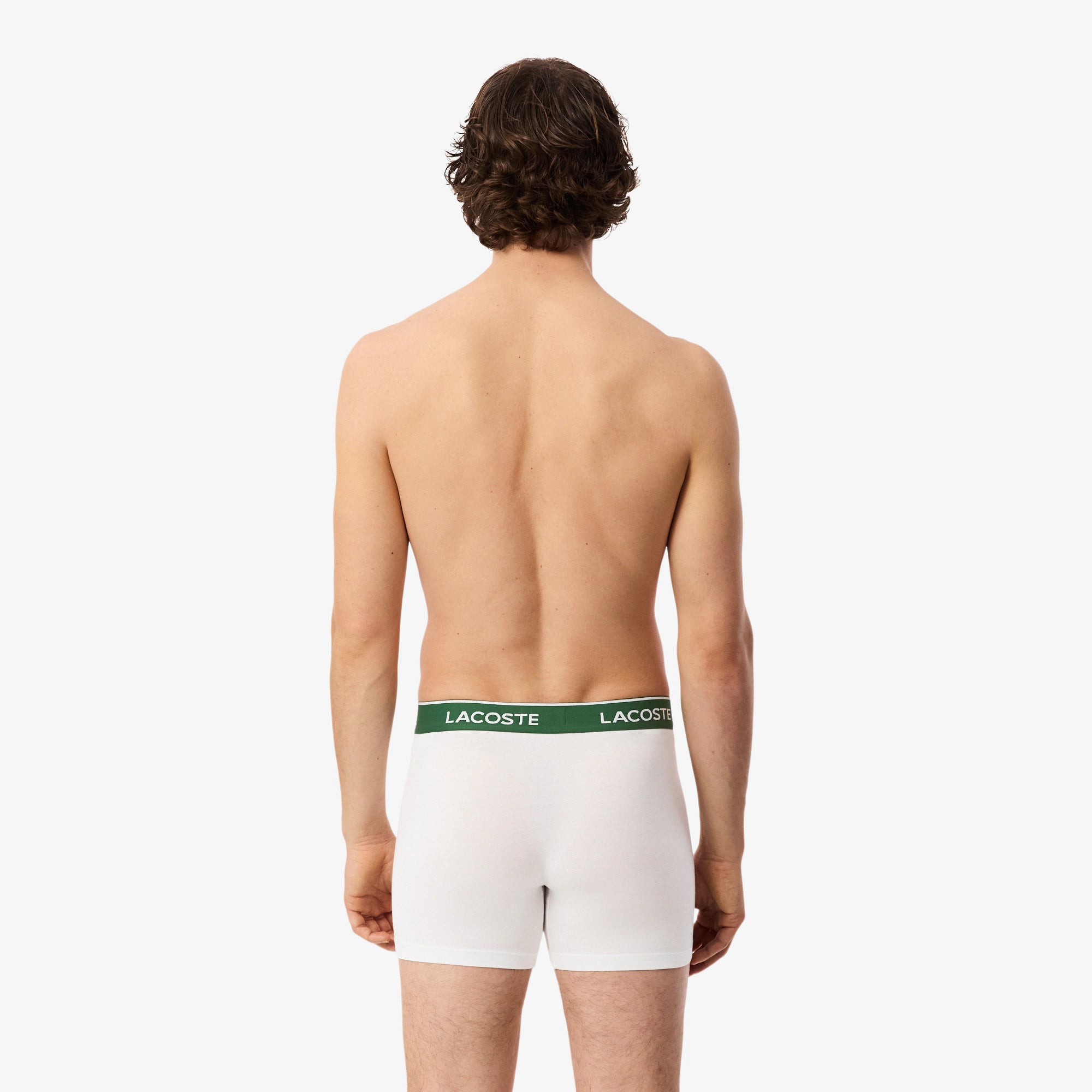 Lot de 3 boxers longs coton stretch