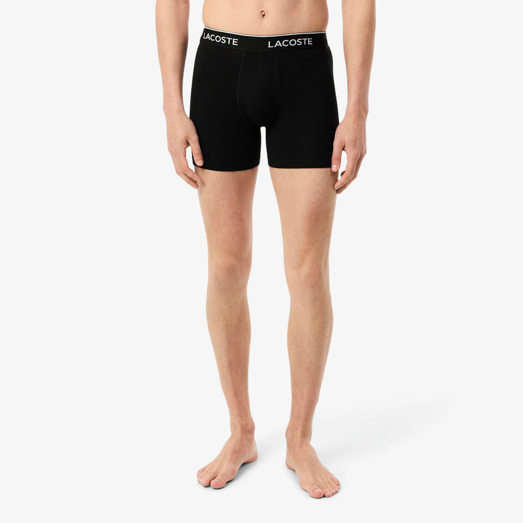 Lot de 3 boxers longs coton stretch