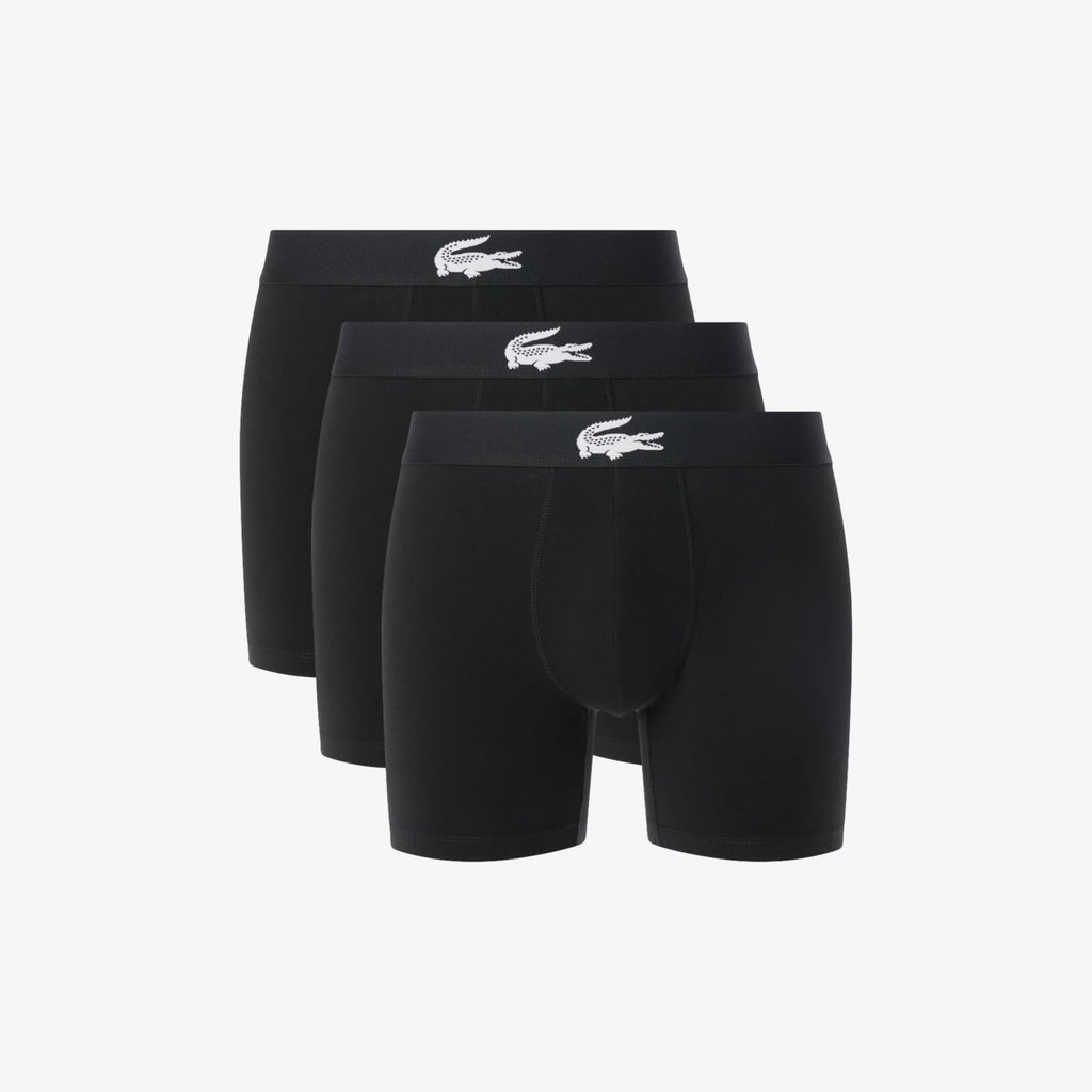 Lot de 3 boxers longs jersey stretch