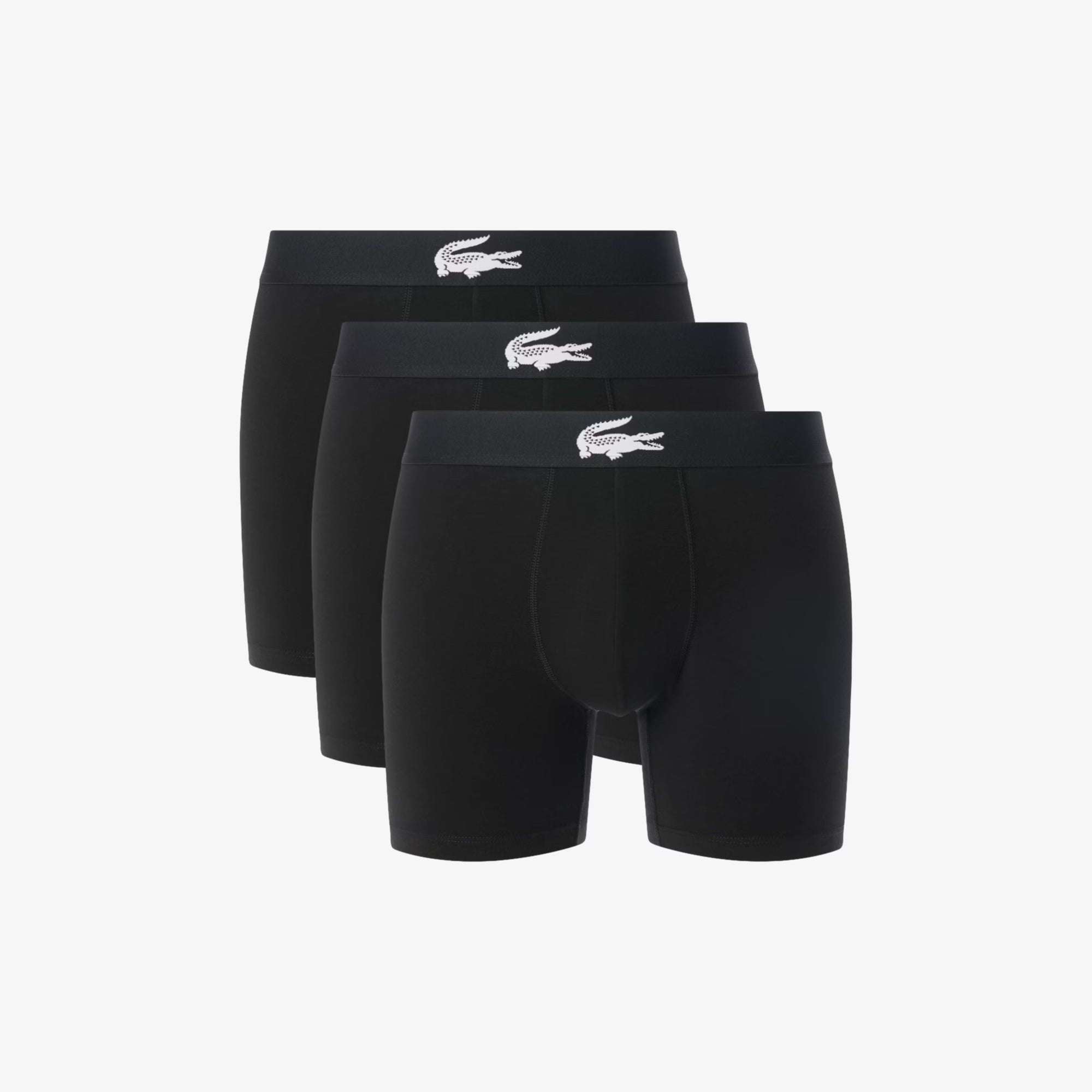 Lot de 3 boxers longs jersey stretch