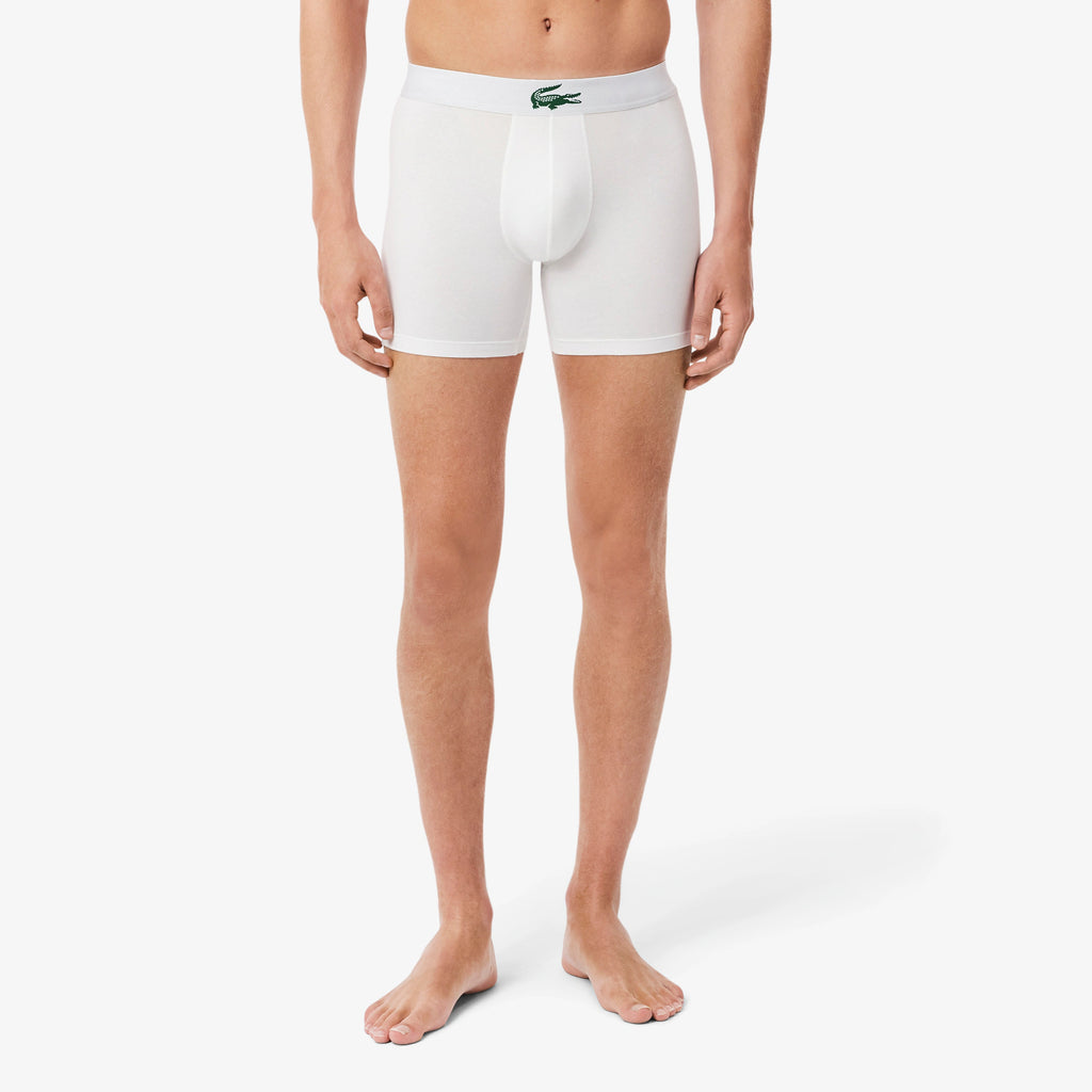 Lot de 3 boxers longs jersey stretch