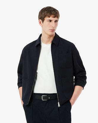 Veste twill de laine mélangée