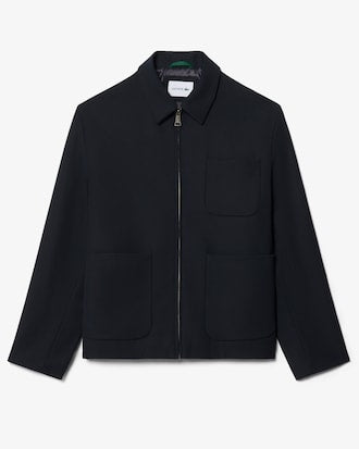 Veste twill de laine mélangée