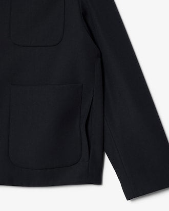 Veste twill de laine mélangée