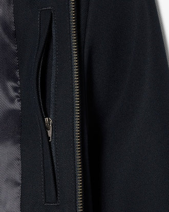 Veste twill de laine mélangée