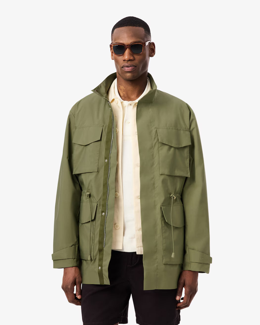 Veste mi-longue déperlante coupe-vent