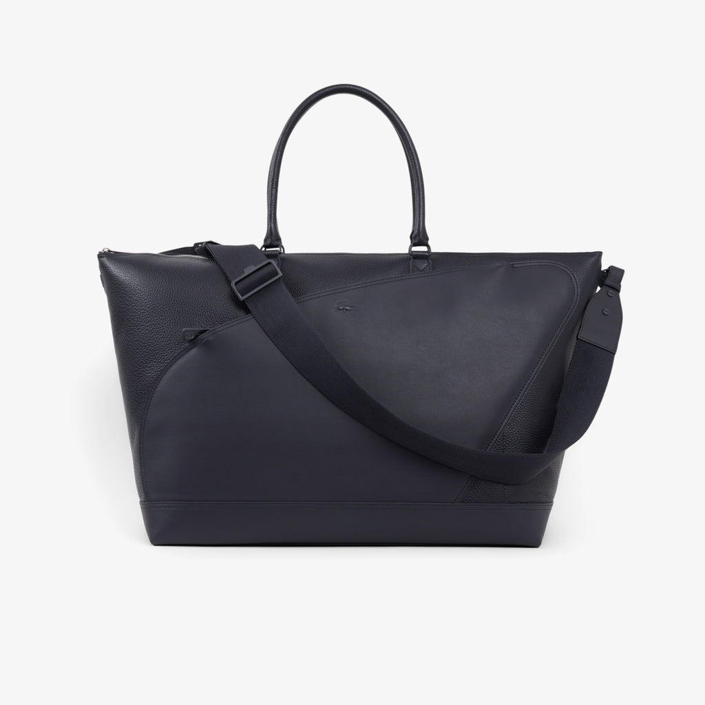 Sac week-end Club Lacoste en cuir grainé