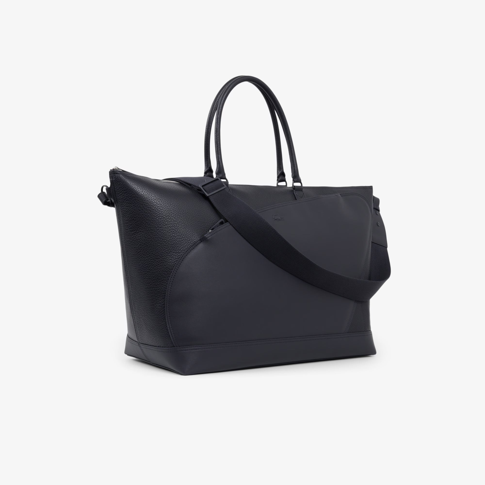 Sac week-end Club Lacoste en cuir grainé