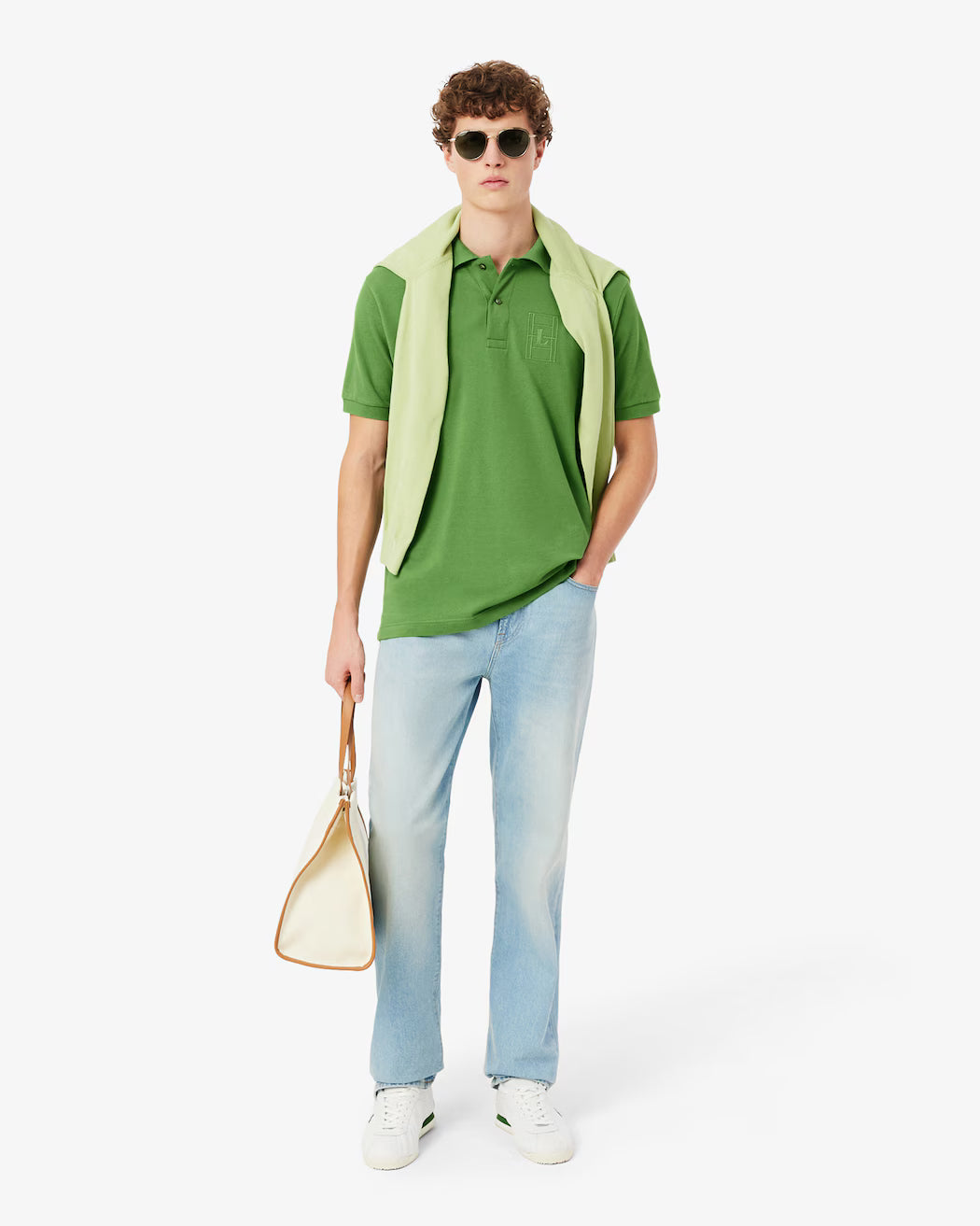 Polo classic fit Petit Piqué broderie