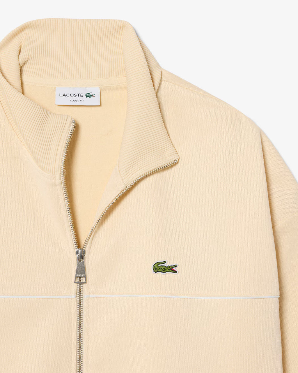 Sweatshirt zippé Piqué liserés