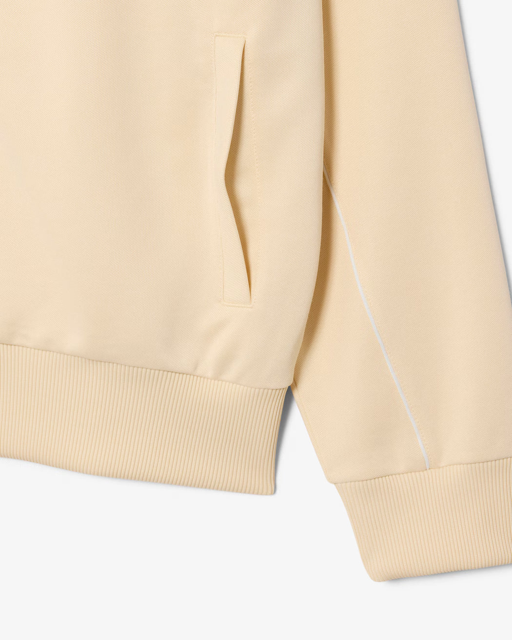 Sweatshirt zippé Piqué liserés