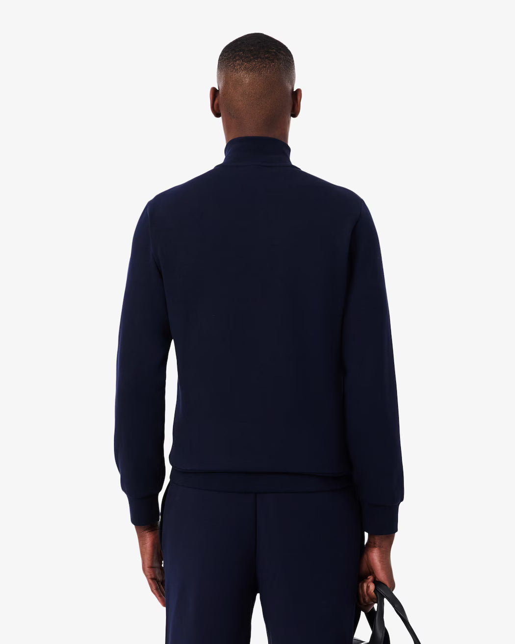 Sweatshirt zippé molleton col montant