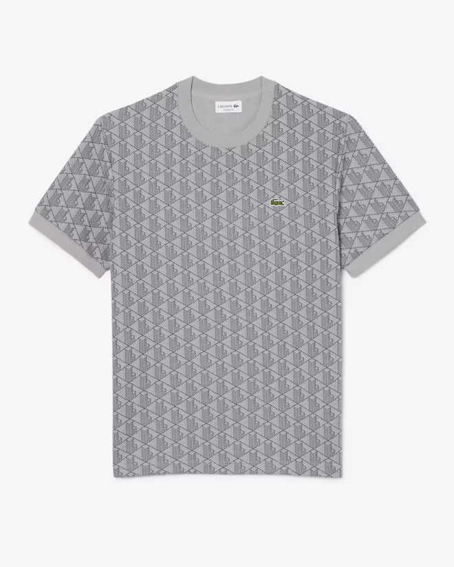 T-shirt jacquard monogramme
