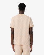 T-shirt jacquard monogramme