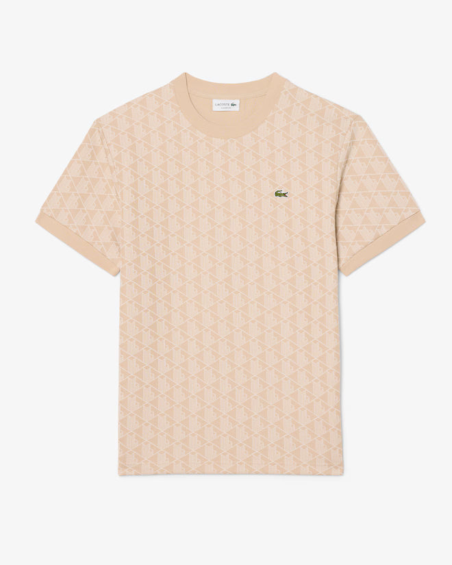 T-shirt jacquard monogramme