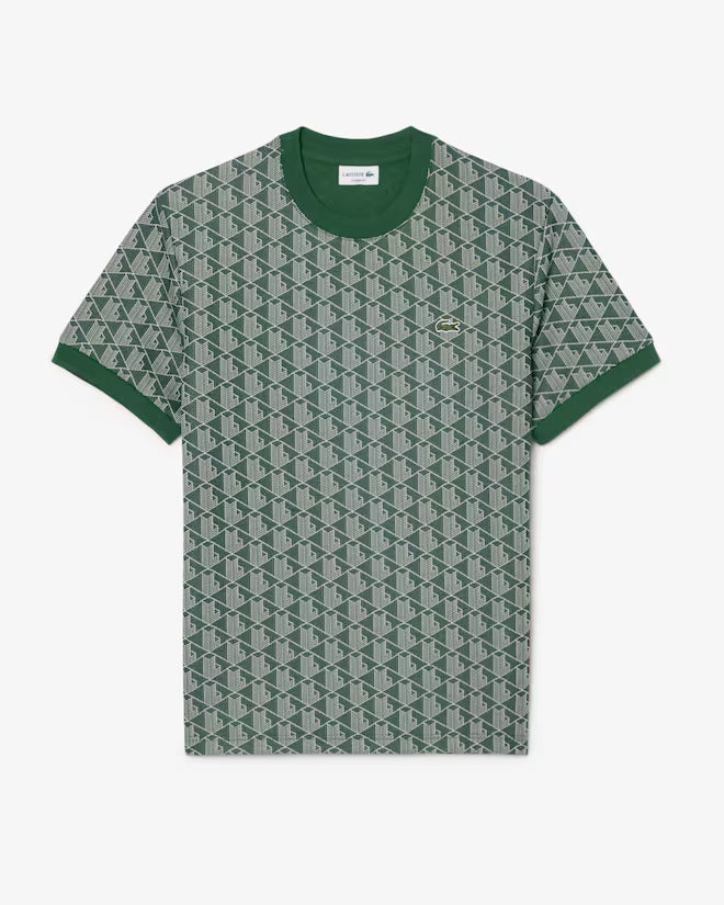 T-shirt jacquard monogramme