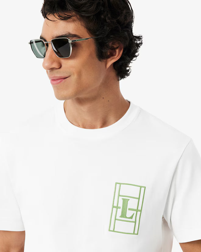 T-shirt brodé jersey épais